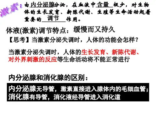 九年级科学生命活动的调节ppt课件