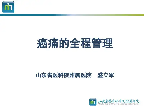 癌痛的全程管理