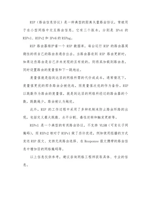 rip概念