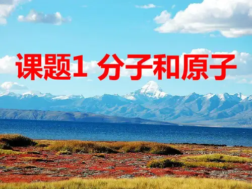 人教版初中化学九上 分子和原子 优秀PPT