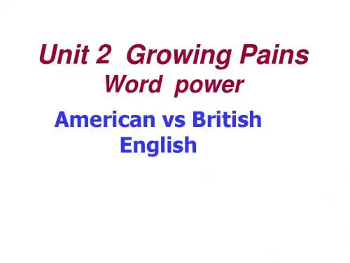 译林牛津版高中英语Module1 Unit 2  Word power课件 (共48张PPT)
