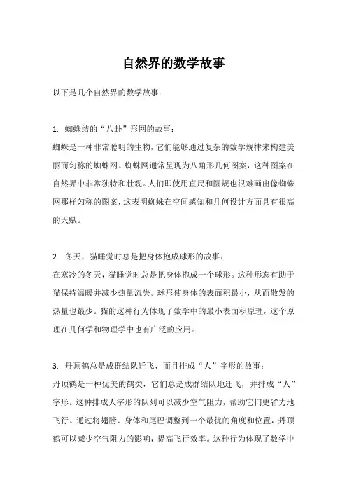 自然界的数学故事