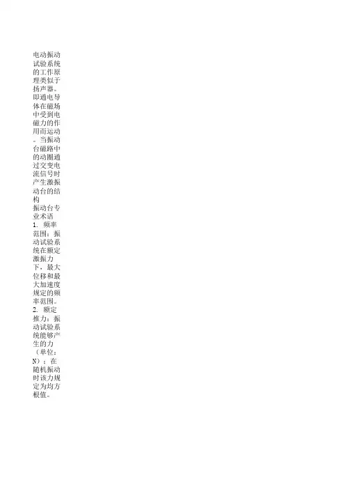 振动台原理