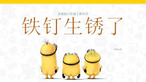 六年级上册科学课件-《2铁钉生锈了》苏教版共8张PPT