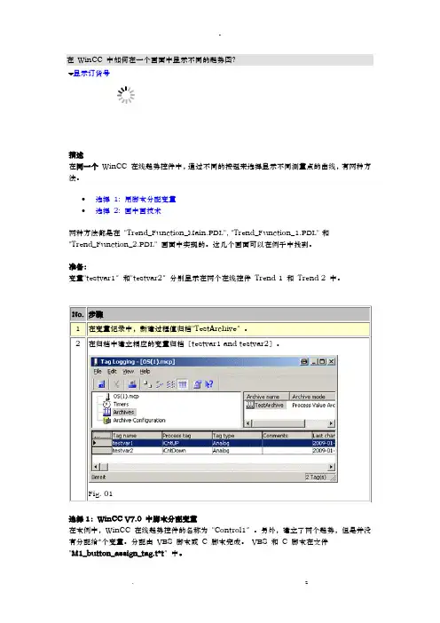 WinCC技巧