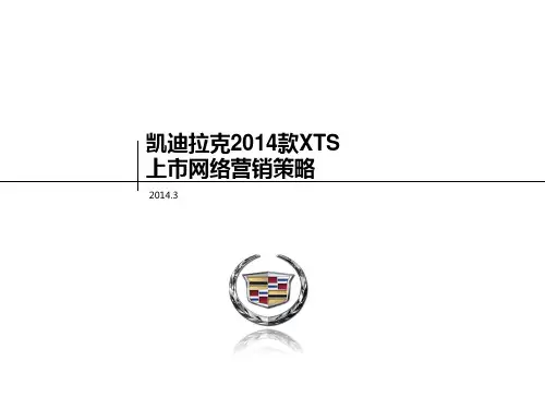 2014款凯迪拉克XTS上市网络营销策略方案