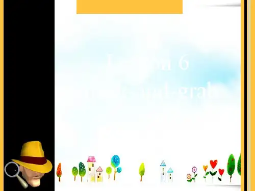 新概念英语NCE3_lesson06(共31页)课件