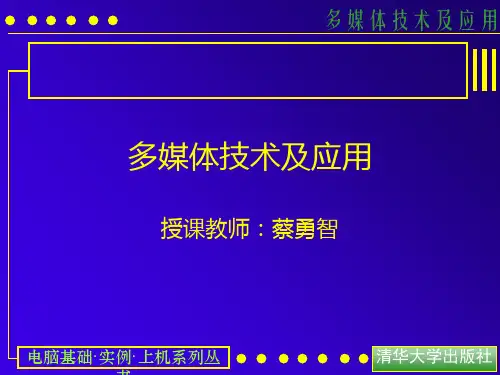 《多媒体技术及应用》完整PPT课件