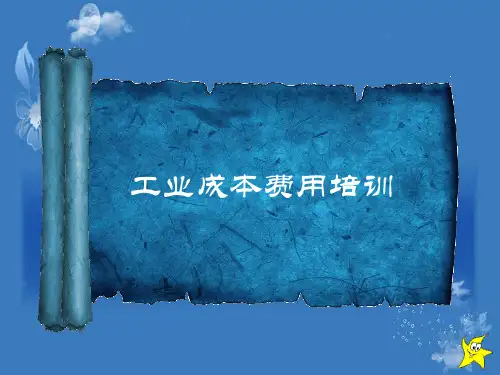 统计联网直报工业企业成本费用B203表讲义