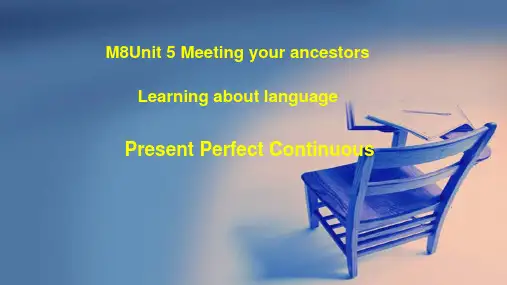 人教课标版高中英语选修8Unit5Learning about language PPT课件