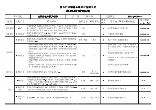 05-001连续热镀锌钢板及钢带检验标准