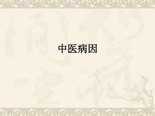 中医病因ppt课件
