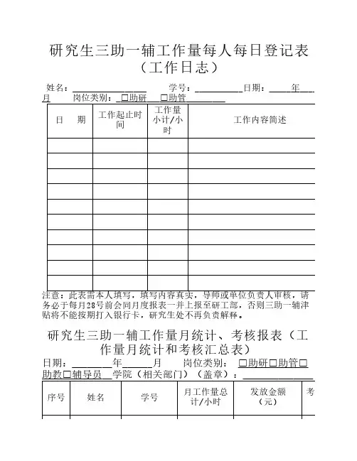月统计考核报表