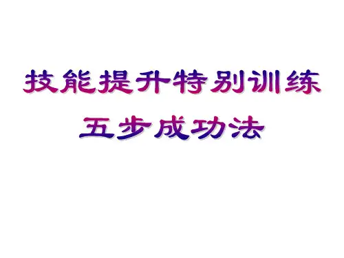 五步成功法