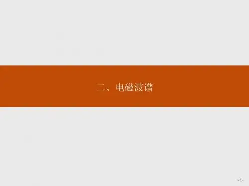 高二物理人教版选修1-1课件：4.2 电磁波谱