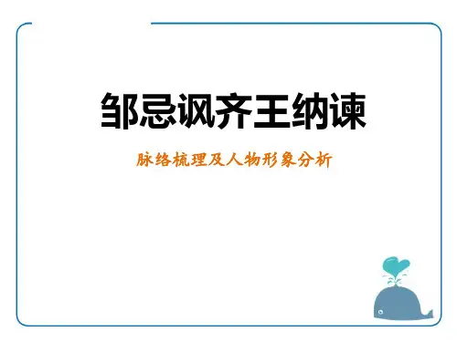 部编版九年级下册语文《邹忌讽齐王纳谏》PPT教学电子课件