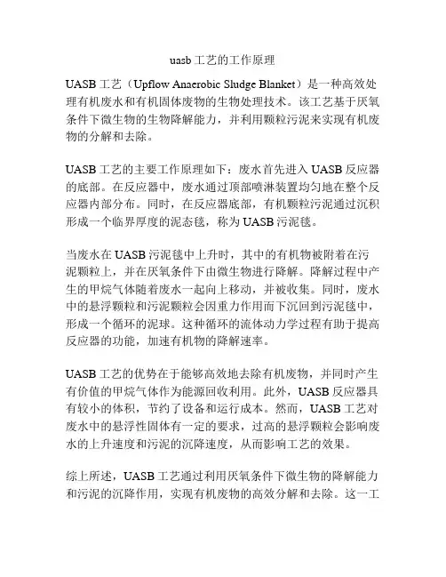 uasb工艺的工作原理