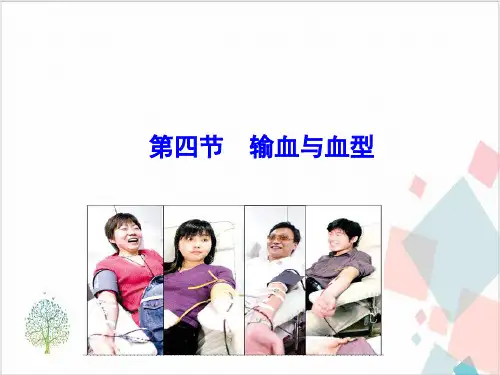 人教版生物《输血与血型》_PPT-优秀版