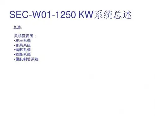 SEC-W01-1250 kW风机认知  Microsoft PowerPoint
