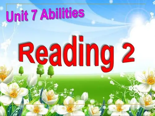 【最新】牛津译林版七年级英语上册Unit7 Reading 2 精品课件
