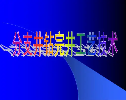分支井钻完井工艺技术