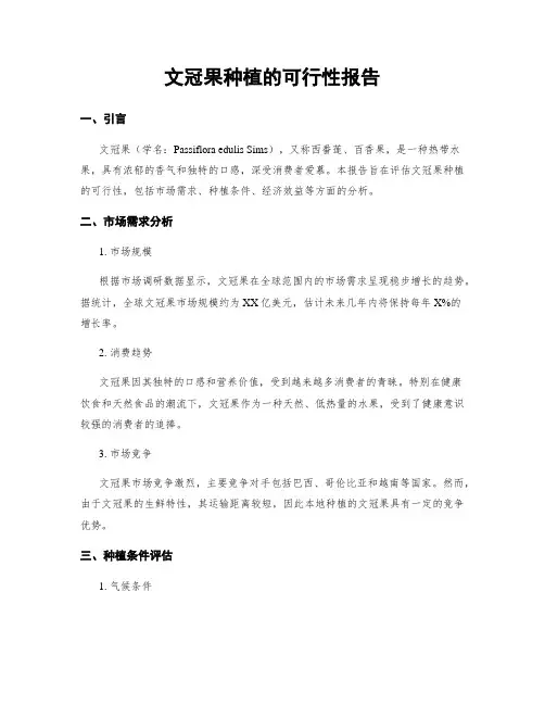 文冠果种植的可行性报告