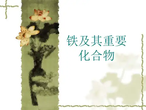 高中化学优质课一等奖《铁及其重要化合物》精品课件