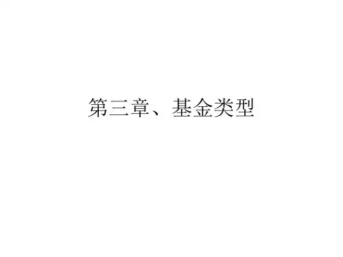 基金类型