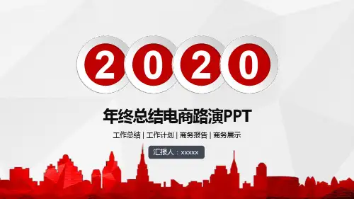 年终总结电商路演PPT