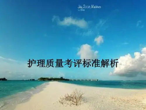 护理质量标准PPT课件