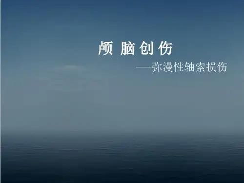 弥漫性轴索损伤  ppt课件