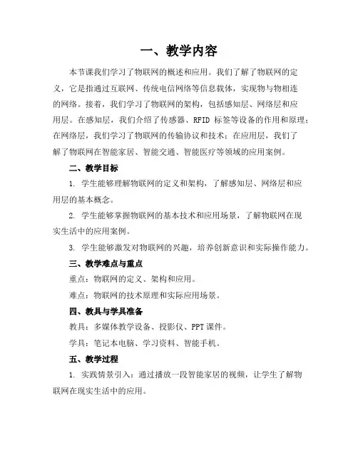 物联网心得体会总结