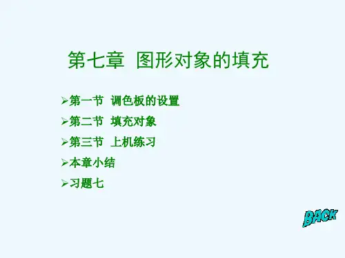 第七章  图形对象的填充 中文CorelDRAW X4基础教程