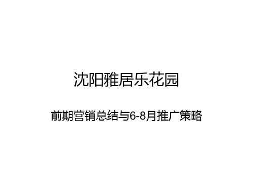 营销推广方案(入市前)