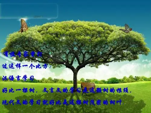 中考文言文阅读与能力提升PPT优秀课件