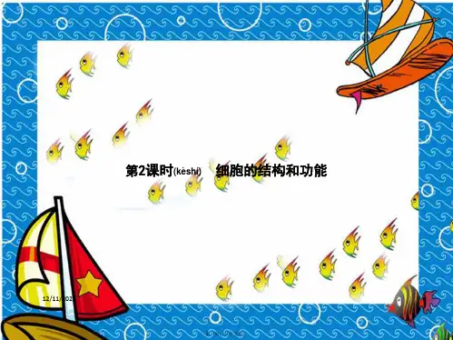 七年级生物上册第二单元第3章第1节细胞的基本结构和功能细胞的结构和功能