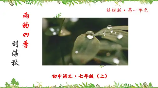 第3课《雨的四季》课件(共63张PPT)