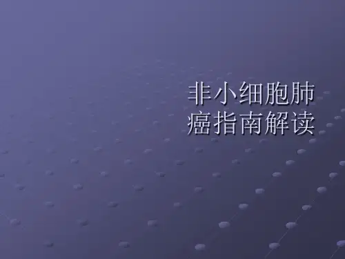 非小细胞肺癌治疗规范ppt课件
