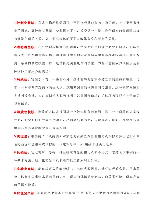 物理科学研究方法
