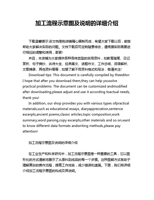 加工流程示意图及说明的详细介绍