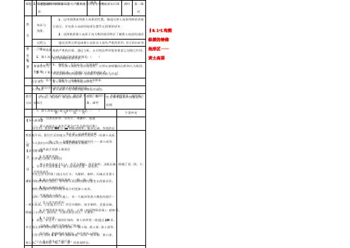 八年级地理下册 第八章第一节沟壑纵横的特殊地形区—黄土高原第一课时教案 人教新课标版 教案