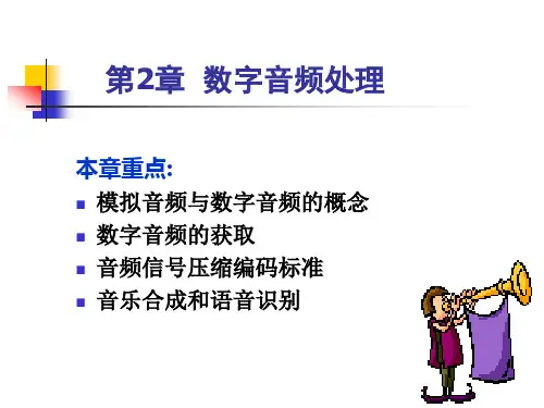 第2章  数字音频处理(第二次课)