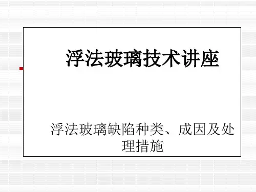 浮法玻璃技术讲座