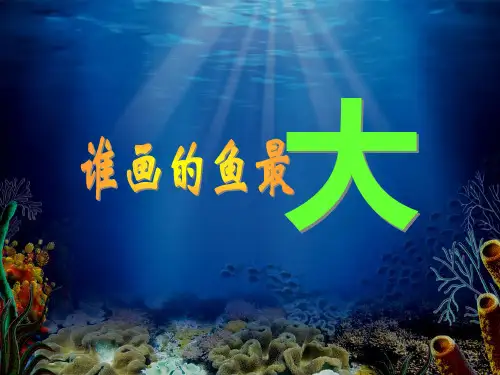 人美版小学美术一年级上册《谁画的鱼最大》