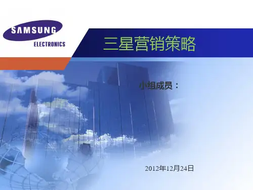 三星4ps的营销策略报告