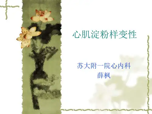 心肌淀粉样变性解析