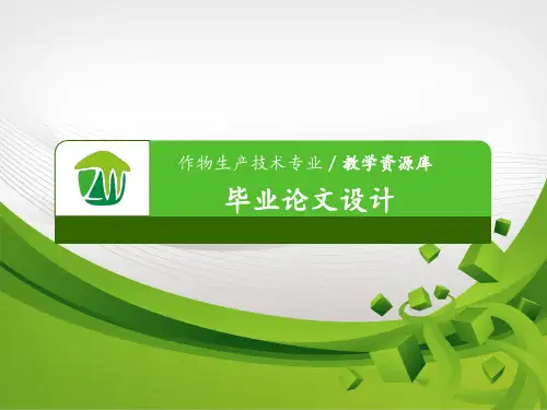 毕业论文设计概要PPT课件
