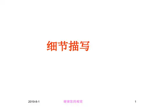 中考语文细节描写作文指导课件.ppt