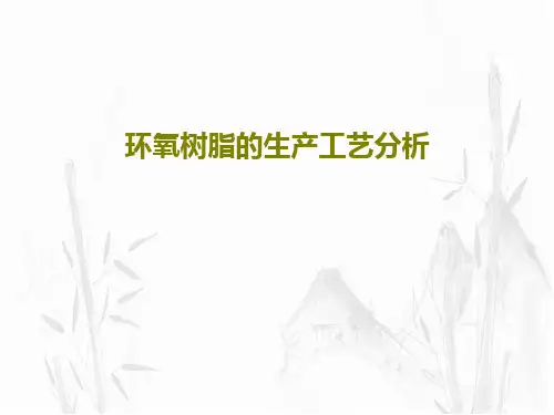 环氧树脂的生产工艺分析58页PPT