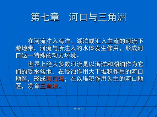 第七章 河口与三角洲  ppt课件